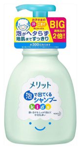 メリット 泡で出てくるキッズシャンプー　600ｍｌ